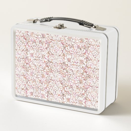 Lunch Box Design vintage rose pâle (Devant)