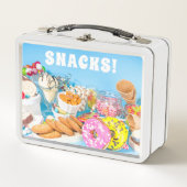 Lunch Box Desserts de collations rétro (Devant)
