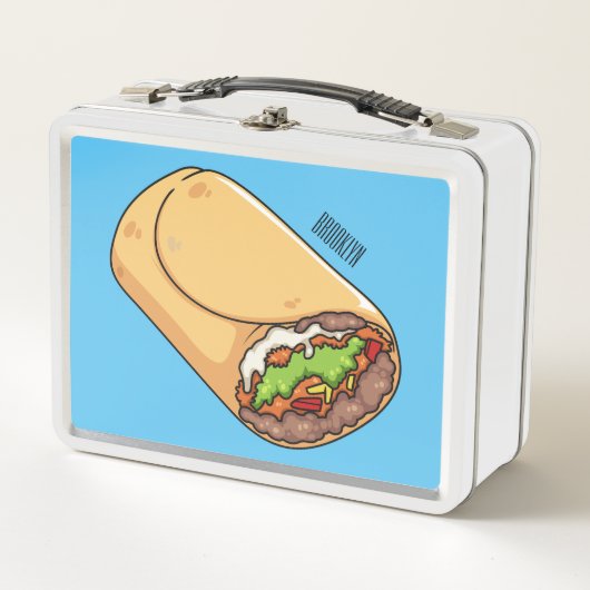 Lunch Box dessin animé de Burrito (Devant)