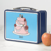 Lunch Box dessin animé de gâteau mariage (En situation)