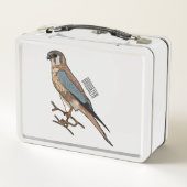 Lunch Box dessin animé d'oiseau-kestrel américain (Dos)