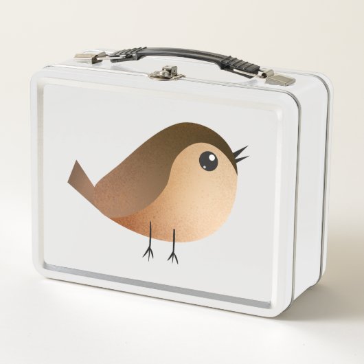 Lunch Box Dessin animé d'oiseau moineau (Devant)