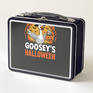 Lunch Box Dessin animé rétro d'oie sorcière d'Halloween de G