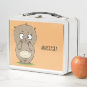 Lunch Box Dessin d'adorable hamster (En situation)