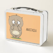 Lunch Box Dessin d'adorable hamster (Dos)