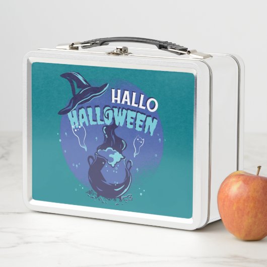 Lunch Box Dessin de chapeau de sorcière pour Halloween (En situation)