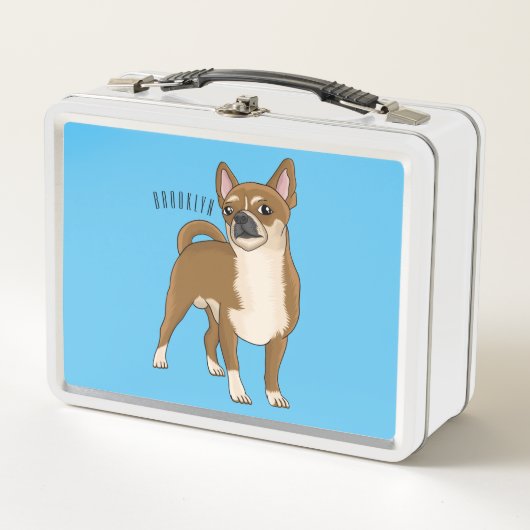 Lunch Box Dessin de Chihuahua pour chien (Devant)