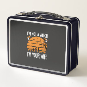 Lunch Box Dessin de cimetière de sorcière de Halloween drôle