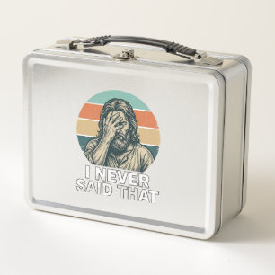 Lunch Box Dessin de citation de gravure vintage Funny Facepa