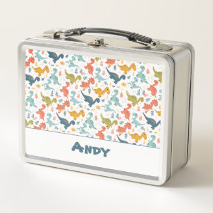 Lunch Box Dessin de dinosaure coloré mignon nom motif