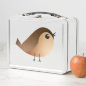 Lunch Box Dessin d'Oiseau de Bruant (En situation)