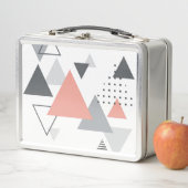 Lunch Box Dessin géométrique scandinave abstrait (En situation)