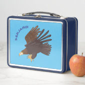 Lunch Box dessin humoristique d'aigle royal (En situation)