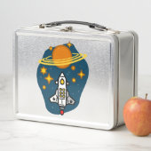 Lunch Box Destination Saturne Rétro Futur (En situation)