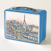 Lunch Box Destinations | Aquarelle Tour Eiffel & Paris (Dos)