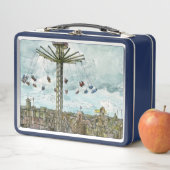 Lunch Box Destinations | Watercolor European Swing Ride (En situation)