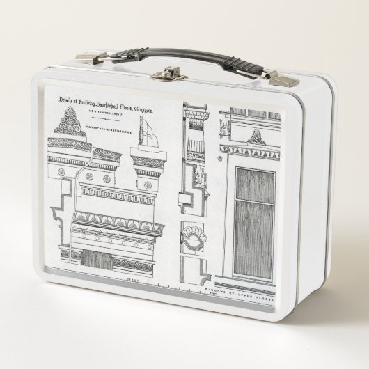 Lunch Box Détails architecturaux des chambres Grecques (Devant)