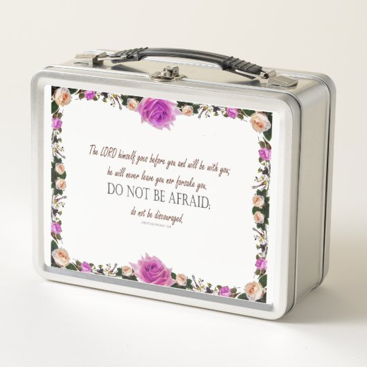 Lunch Box Deutéronome 31, N'ayez pas peur, (Devant)