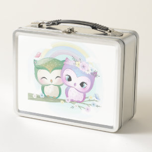 Lunch Box Deux Chouettes adorables