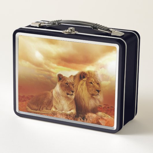 Lunch Box Deux Lions (Devant)