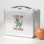 Lunch Box Deux mamans fières de la conception de T-Shirt vec (En situation)