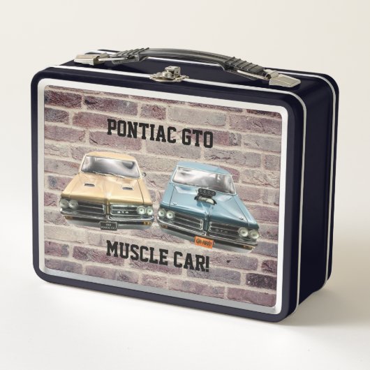 Lunch Box Deux voitures Pontiac GTO (Devant)