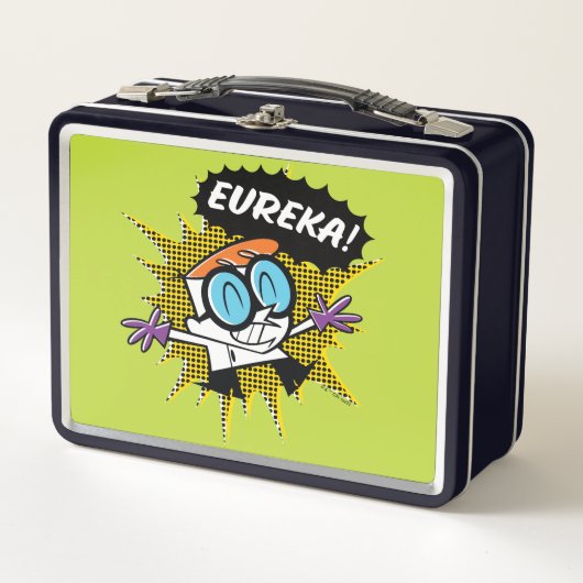 Lunch Box Dexter "Eureka !" Graphique de légende demi-ton (Devant)