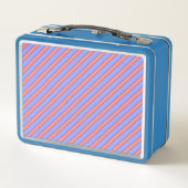 Lunch Box Diagonale rose et pourpre (Dos)