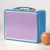 Lunch Box Diagonale rose et pourpre (En situation)