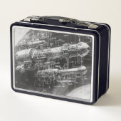 Lunch Box Diagramme Espace Noir Sci-Fi (Dos)