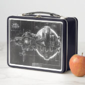 Lunch Box Diagramme noir de la base Sci-Fi (En situation)