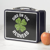 Lunch Box Dibs On The Redhead St Patrick's Day Shamrock (En situation)