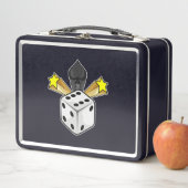 Lunch Box Dice au Poker avec pique et étoiles (En situation)