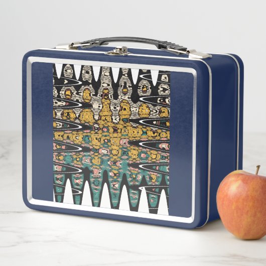 Lunch Box digital art birds (En situation)