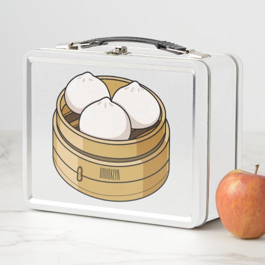 Lunch Box Dim sum dessin animé (En situation)