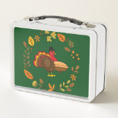 Lunch Box Dinde mignonne avec tarte au potiron pour l'Action (Dos)