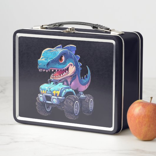 Lunch Box Dino on Wheels : Back to School Adventure Lunch Bo (En situation)