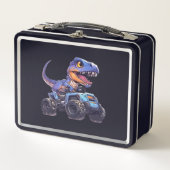 Lunch Box Dino on Wheels : Back to School Adventure Lunch Bo (Devant)