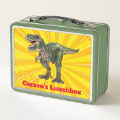 Lunch Box Dinosaur amusant Tyrannosaurs Rex Nom Enfants T-Re (Dos)