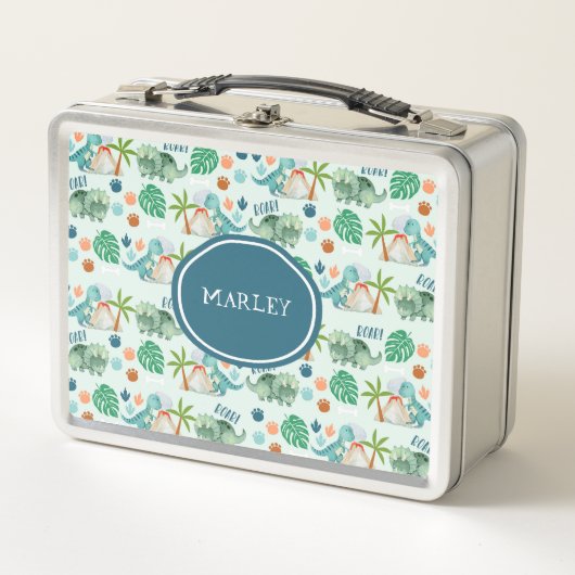 Lunch Box Dinosaur Animaux préhistoriques École pour enfants (Devant)