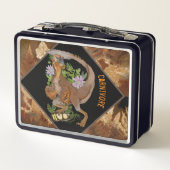 Lunch Box Dinosaur Raptor Jungle Art (Dos)