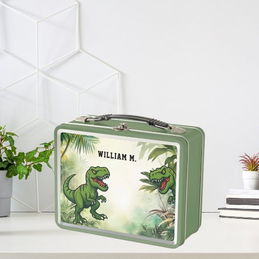Lunch Box Dinosaur Tyrannosaurus Rex name jungle