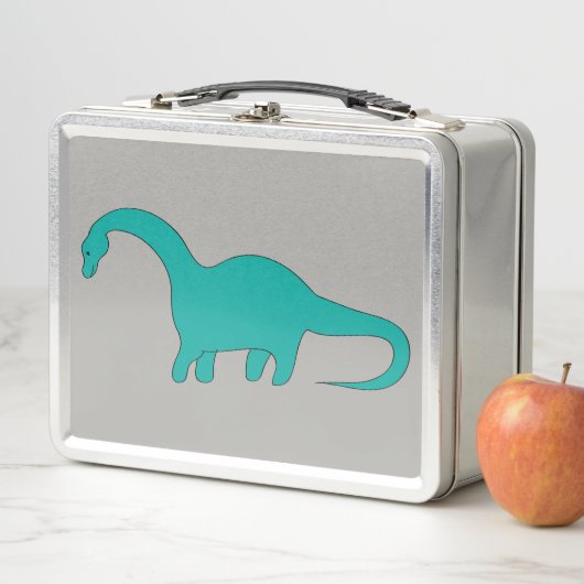 Lunch Box Dinosaure Bleu (En situation)
