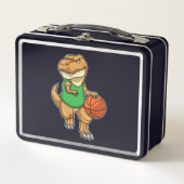 Lunch Box Dinosaure dans Sports avec basket-ball (Devant)