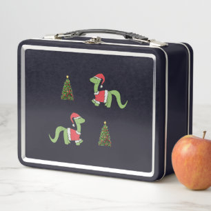 Lunch Box Dinosaure de Noël Arbre de Noël