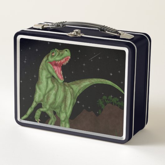 Lunch Box Dinosaure - nuit préhistorique (Devant)