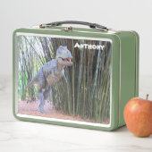 Lunch Box Dinosaure personnalisé - Daspletosaur (En situation)