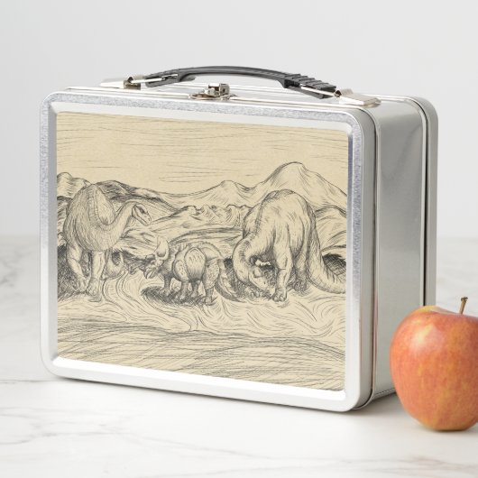 Lunch Box Dinosaures classiques (En situation)