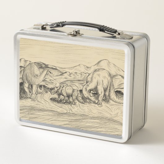 Lunch Box Dinosaures classiques (Devant)