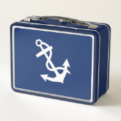 Lunch Box Ditty Bag_White Ancre_bateau & inspiré nautique (Dos)